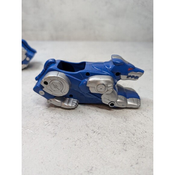 1995 Bandai Mighty Morphin Power Rangers Blue Wolf Ninjazord – Lot of 3 – Parts - Picture 6 of 8